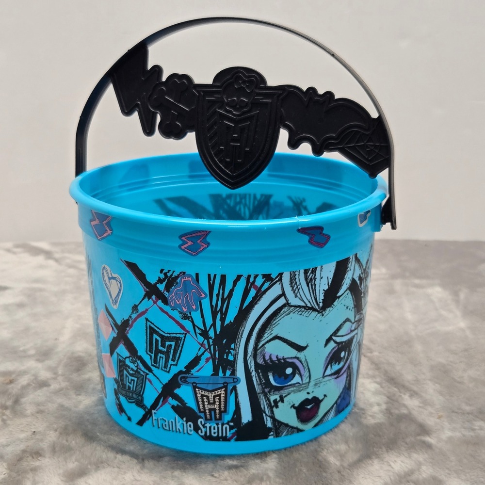 Monster High Frankie Stein 2013 McDonald's Halloween Trick or Treat Pail Blue